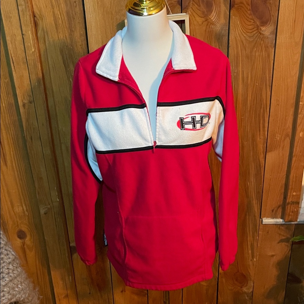Harley-Davidson Red and White Pullover